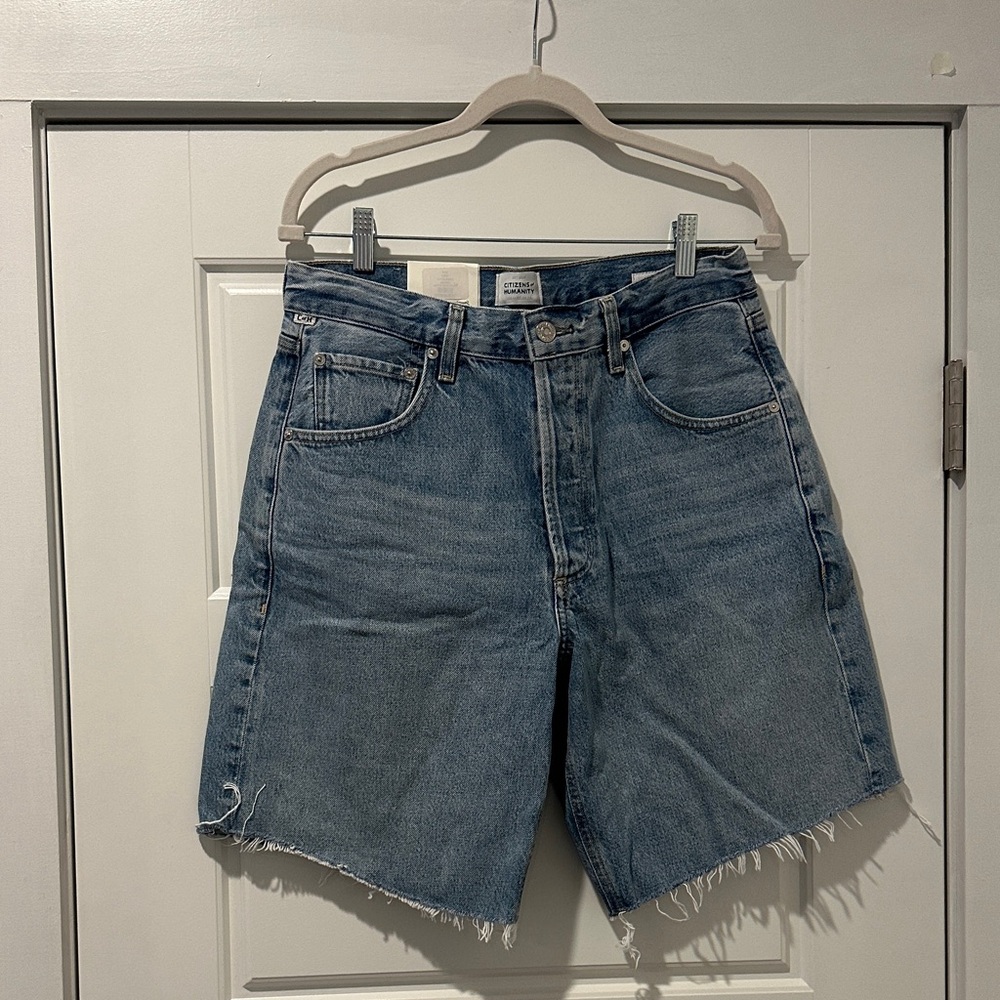 Citizens Of Humanity Light Blue Denim Shorts